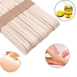 Wooden Spatulas Body Hair Removal Sticks Disposable Salon Hairs Epilation Tools Pretty Wax Waxing Stick 20 lots