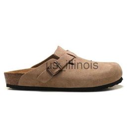 Slippers Slippers Factory Designer stocks Burken Shoes Slippers Burken Baotou Sandals Wear Burken Boston Leather Cork Half Slippers size 35-45 J230615