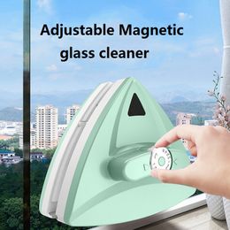 Magnetic Window Cleaners Glass Cleaning Tool Automatic Water Discharge Doublelayer Wiper Household Special Cleaner 230613