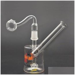 Smoking Pipes Hookah Glass Bong Oil Burner Pipe Us Dunkin Cups Water Birdcage Matrix Perc Recycler Dab Rigs Cigarette Rolling Hine W Dhjcl