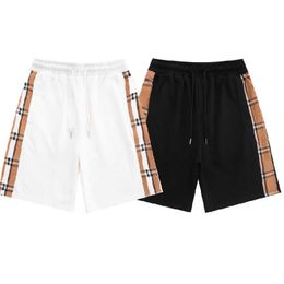 Designer Mens Shorts beach pants European and American brand trend classic Chequered loose large Summer Fashion womens Shorts same style SIZE S-XL