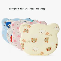 Caps Hats Baby Pillow 01 Year Old Headrest Memory Foam Cotton Core Breathable born Correction AntiBiased Head 230613