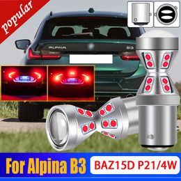 New 2Pcs P21/4W 566 LED Tail Stop Brake Light Bulbs BAZ15d Lamps For Alpina B3 3.4 S 3.3 AWD 1999 2000 2001 2002 2003 2004 2005 2006