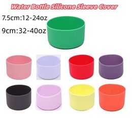 7.5cm 9cm Water Bottle Silicone Sleeve Cover Protective Silicone Boot Sleeve Water Bottles Accessories AntiSlip High Temperature Resistant