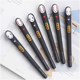 Gelpennor Japan Spirited Away No Face Man Pen Cute Mm Black Ink Neutral Promotional Stationery Present School Writing Supplies Drop Deli DH0UK