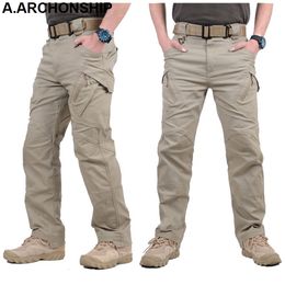 Mens Pants Pro IX9 II Men Military Tactical Combat Trousers SWAT Army Cargo Outdoors Casual Cotton 230614