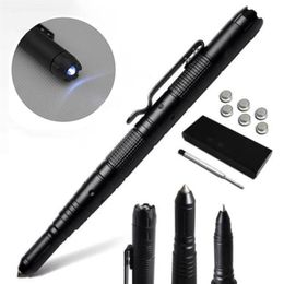 Tactical Pen Self Defence Glass Breaker LED Flashlight Outdoor Travel Camping Emergency Survival Protection Tool Writing Ballpoint208h