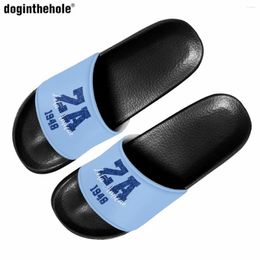 Slippers Summer Ladies Zeta Amicae Sorority Sisterhood Design Printing Outdoor Beach Home Non-slip Slip-on Sandals