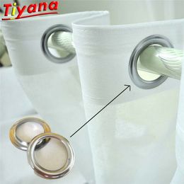 Curtain Poles Wholesal Eyelet Rings Grommet Top Silvery Metal Ring Header Accessories Be Assembled With A Press VT 230613