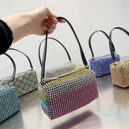 Totes Bag Diamonds Shoulder Bags Soft Designers Handbag Women evening Bag Fashion Colourful Woman Purse Wallet
