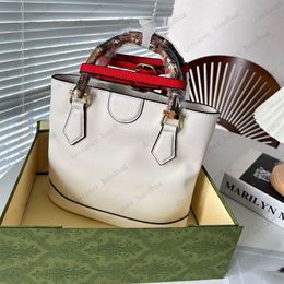 2023 Luxus Designer Taschen Einkaufstasche Diana Bambus Eimer Mode Leder Tasche Damen Herren Tote Cross Body Einkaufstasche Brieftasche Kartentaschen