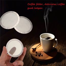 Solid Stainless Steel Reusable Washable Mesh Coffee Screen Filter For Aeropress Coffee Maker Filter Reusable Filter 200pcs