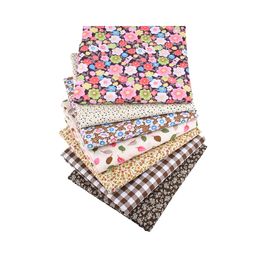 Fabric Chainho Plain Printed Cotton Fabric Thin Low Density DIY Quilting Sewing Material Fat Quarters Patchwork 50x50cmPiece 230613