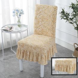 Chair Covers Universal Ruched Spandex Cover Stretch Elastic Dining Seat Kitchen China Drop 1pc