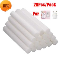 New 20Pcs/Pack Humidifier Philtre 7mm/8mm Cotton Swab Core USB Air Ultrasonic Humidificado Aroma Diffuser Replacement Sponge Stick