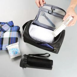 Cosmetic Bags Unisex Travel Bag Functional Hanging Zipper Makeup Case Necessaries Organizer Storage Pouch Toiletry Make Up Wash