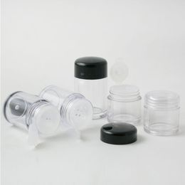 300 x 5g 10g empty loose powder jar with sifter Cosmetic plastic powder Sifter case Travel Sample subpackage Box Tsmgs