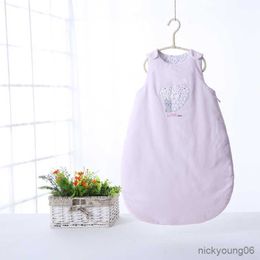 Sleeping Bags Baby newborn sleeveless baby boys girls sleeping bags soft kids winter warm thick cotton kick quilt bag long zipper R230614