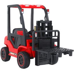 Electric Frame Lifting Rod Electricforklift,Children Ride- on Car 12V Battery Powered Vehicle Toy ,Parent Remote Control