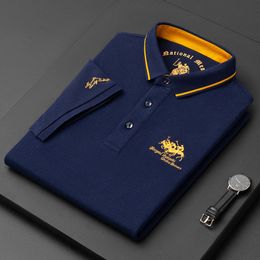 Mens Polos Brand Embroidered ShortSleeved POLO Shirt HighQuality Cotton TShirt Summer Luxury Fashion Paul Wear 230614