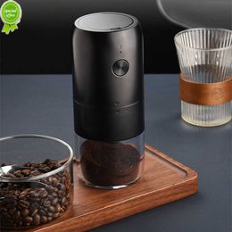 Portable Coffee Grinder Electric USB Rechargeable Home Outdoor Blenders Profession Adjustable Coffee Beans Grinding for Kitchen