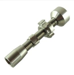 GR2 Titanium Nail Hand Tools 14mm & 18mm Double Adjustable 2 in 1 Domeless Nails Wax Oil