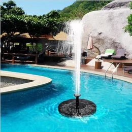 Garden Decorations Solar Floating Fountain Floating Solar Fountain Garden Water Fountain Pool Pond Decoration Solar Panel Powered Fountain 230614