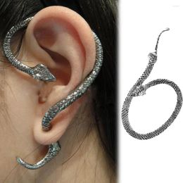 Stud Earrings Vintage Twine Spiritual Snake Ear Cuff For Women Men Clip Cuffs Rock Punk Style Cartilage Piercing Jewellery Earcuffs