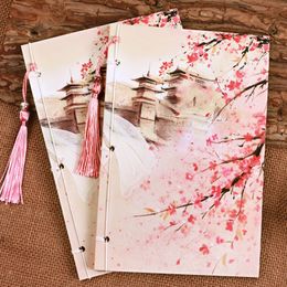 Notepads 21X14cm Cute Fashion Diary Notebook Ruled Inner Paper A5 Notepad Beautiful Collection Binding Flower Writing Books 230614