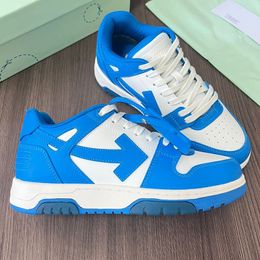 Mens Womens Slim Arrow Sports Shoes Designer Men Sneakers Women OW Brand Name Sneaker Non-slip Soles Classics From the 80s Low Sneaker Size 36-46 with Leather