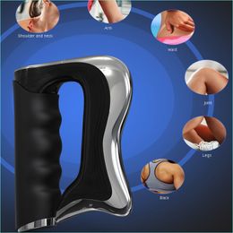 Full Body Massager Electric Fascia Gun Microcurrent Massage Muscle Relaxation Scraping NMES Knife Pain Rehabilitation 230614