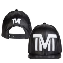 Fashion Fashion TMT Snapback Hat The Money Hats Summer Visor Leather Cap St Skateboard GorraAdjustable Caps8802449159r