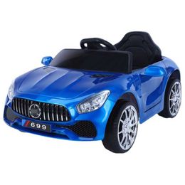 HY 12V Children's Electric Car Simulation 1:4 Kids Ride on Toys Double Door Child Electric Car 2.4G Bluetooth Remote Control Car
