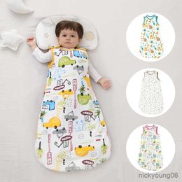 Sleeping Bags Baby Wearable Blanket Organic Cotton Bedding Swaddle Bag R230614