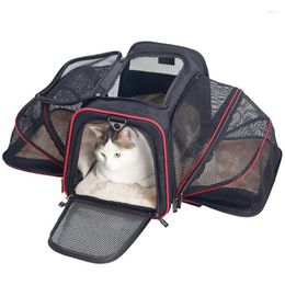 Dog Car Seat Covers Style Pet Bag Breathable Double Expansion Portable Cat And Expandable Lightweight Folding Cages