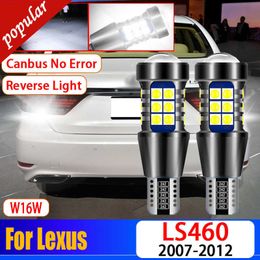 New 2Pcs Car Canbus Error Free 921 LED Reverse Light W16W T15 Backup Bulb Super Bright For Lexus LS460 2007 2008 2009 2010 2011 2012