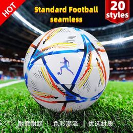 Balls Professional Soccer Ball Standard Size 21.5cm Football Goal League Outdoor Sport Training Football bola festival Kid gift Toy 230613