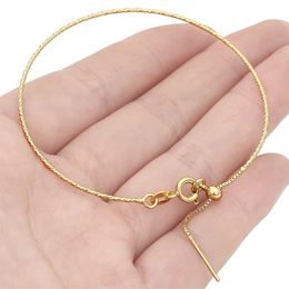 Bangle for Diy Bracelet Jewellery Making Supplies Kits 14k Gold Plated for Adults Materials Accessories Findings & Components Wholesale