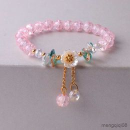 Bracelets Shell Beaded Bracelet For Elegant Ladies Adjustable Jewellery Gifts R230614