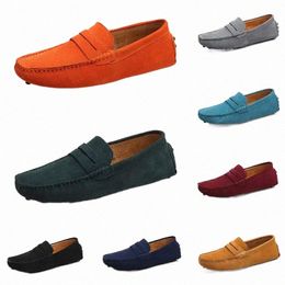 men casual shoes Espadrilles triple black navy brown wine red taupe green Sky Blue Burgundy mens sneakers outdoor jogging walking hotsale shoe Q8Zg#