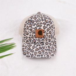 European Fashion Baseball Cap Camouflage Leopard Print Summer Sun Hat Sun Protection Hat Couple Travel Hat