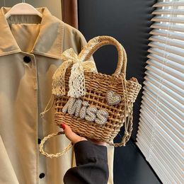 Shoulder Bag Fashion Designer Dure Hand-Woven Crossbody Bag Lafite Lovely Tote Casual Phone Bag Purse Holiday Beach Bag