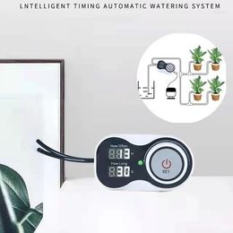 Watering Equipments Smart Drip System Set Water Pump Automatic Device Timer Garden Self-Watering Kit For Potted