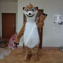 High quality Plush Squirrel Mascot Costume Top Cartoon Anime theme character Carnival Unisex Adults Size Christmas Birthday Party Outdoor Outfit Suit