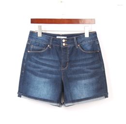 Women's Shorts Summer Women Fashion Loose High Waist Water Wash Denim Bottom Lady Thin Casual Jean