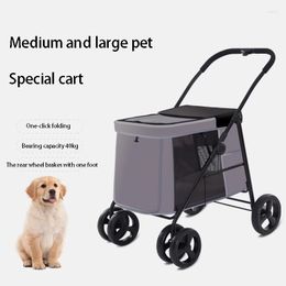 Dog Car Seat Covers Outdoor Travel Foldable Medium And Large Pet Carts Injury Illness Disability Stroller Handcart Accessories Folding Cart