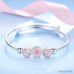 Bracelets Cherry Braceletst For Women Lovely Girl Dream Bracelet Silver Colour Jewellery R230614