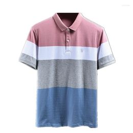 Men's Polos High Quality Goods! Find Out The Leakage Of Foreign Trade Polo Shirt Men's Tail Goods Summer Fashion Lapel Cut Label Short