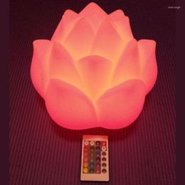 Table Lamps D24 H22cm LED RoseFlower Twinkle Luminous Rechargeable Night Light For Party Event Wedding Decoration 1pc