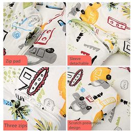 Sleeping Bags Envelope Swaddle-Bag Detachable Long Sleeve Wearable Blanket Winter Warm Girls Boys Clothes Bedding Quilt